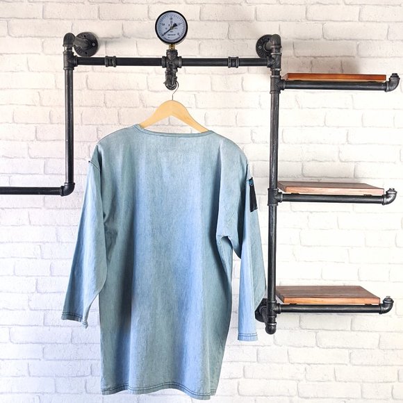 Vintage Copacabana Jean Tunic Dress Boho Southwest - Picture 5 of 6